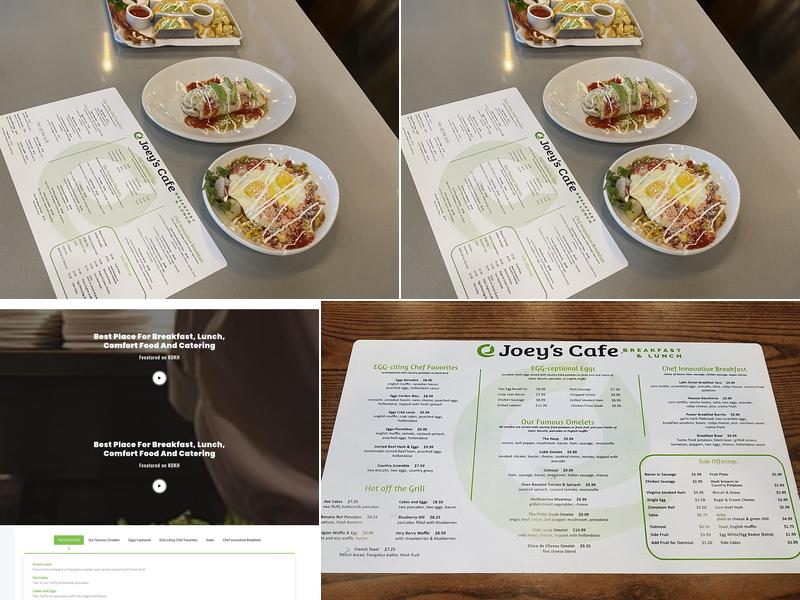 Joey's Cafe Menu