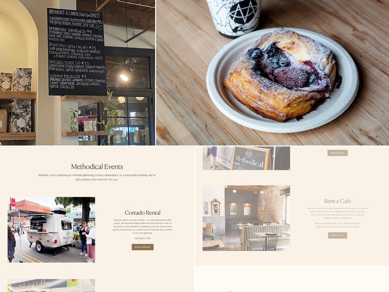 Methodical Coffee Menu