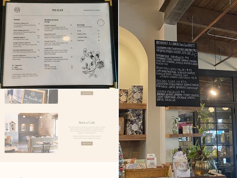 Methodical Coffee Menu