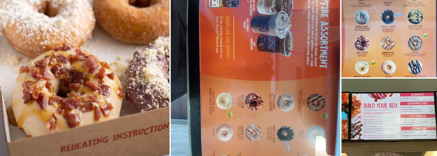 Duck Donuts Menu