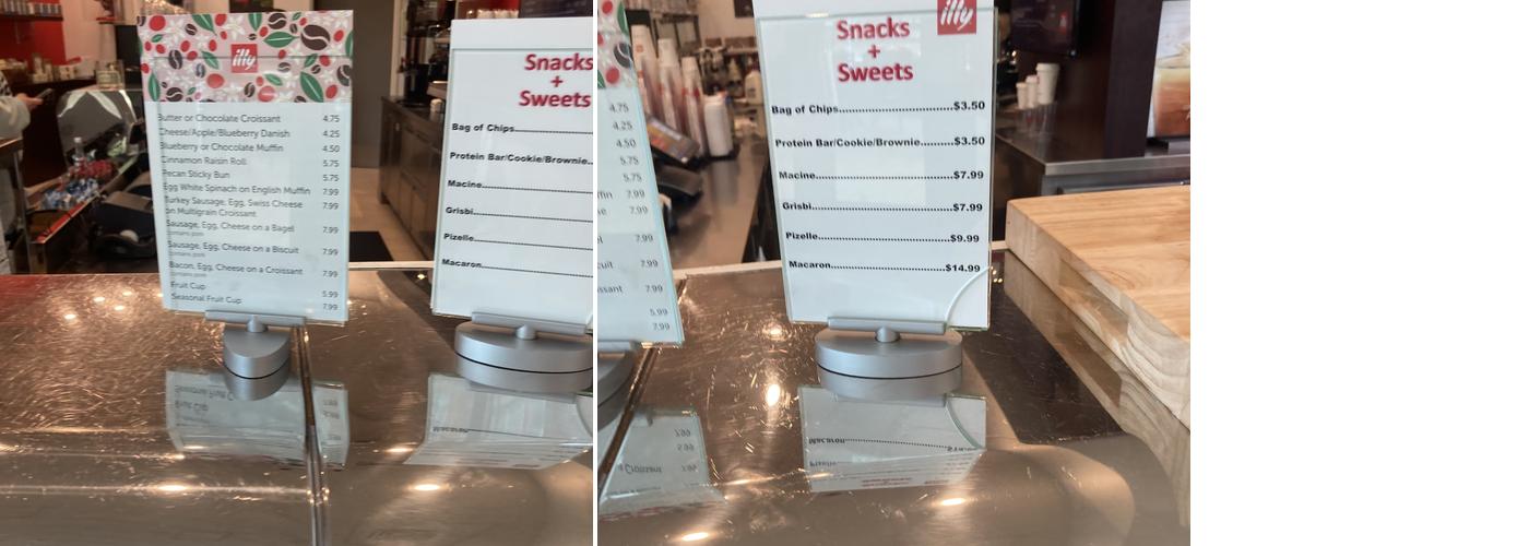 illy Menu