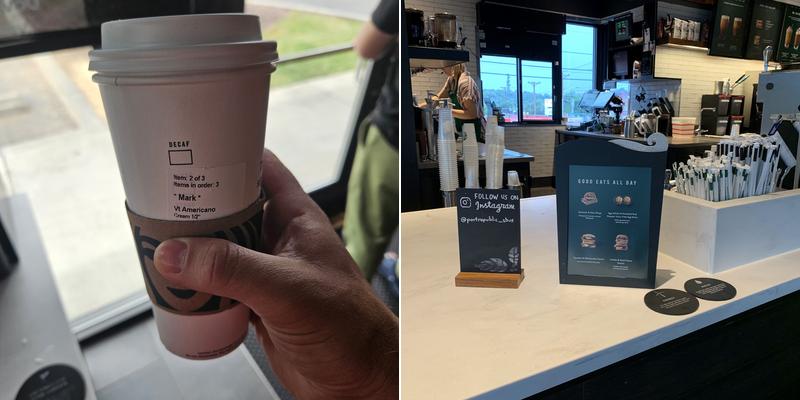 Starbucks Menu