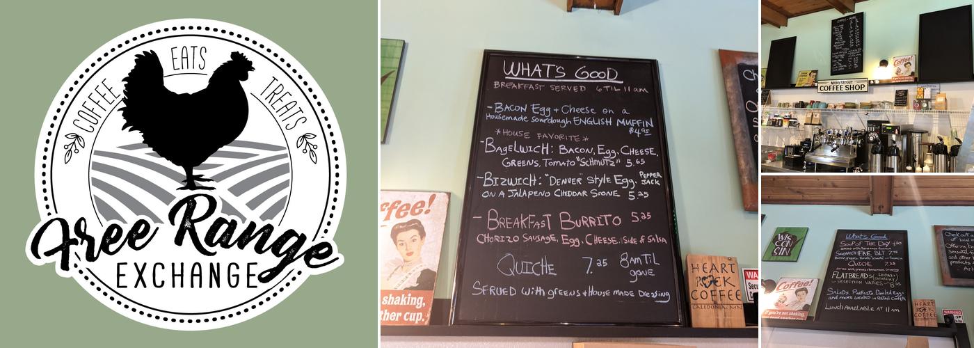 Free Range Exchange Menu