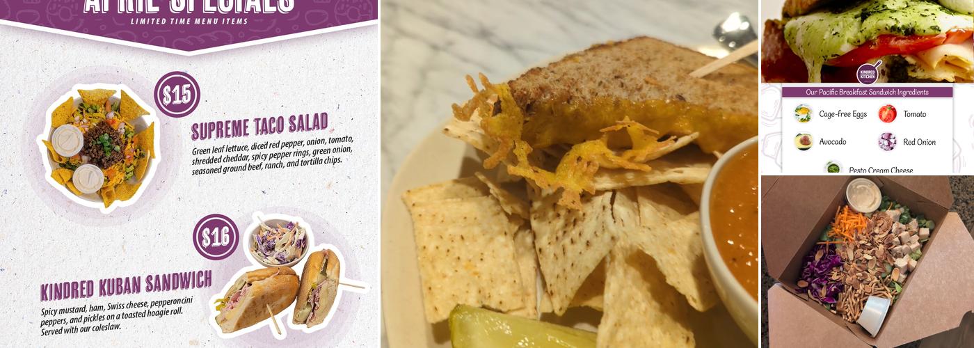 Kindred Kitchen Menu