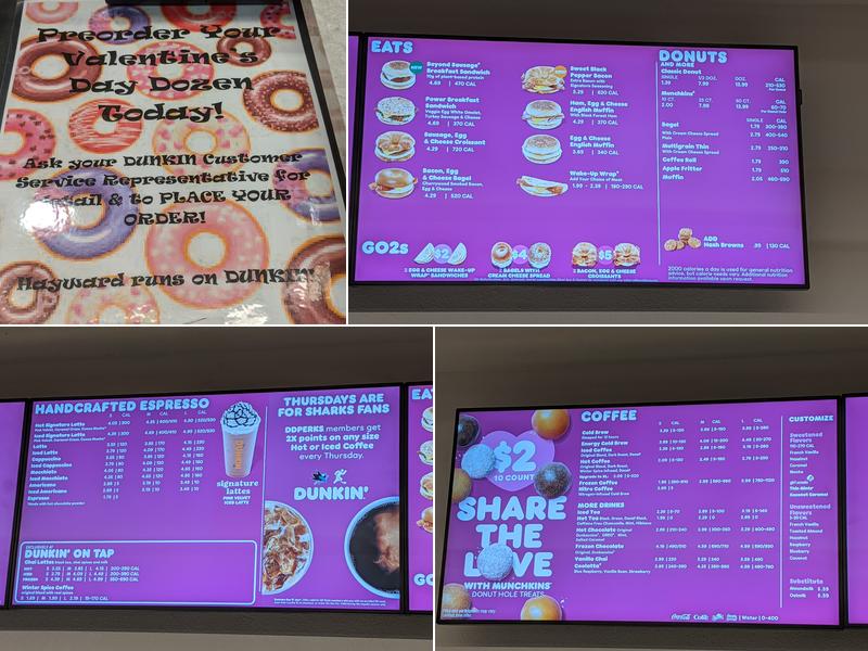 Dunkin' Menu