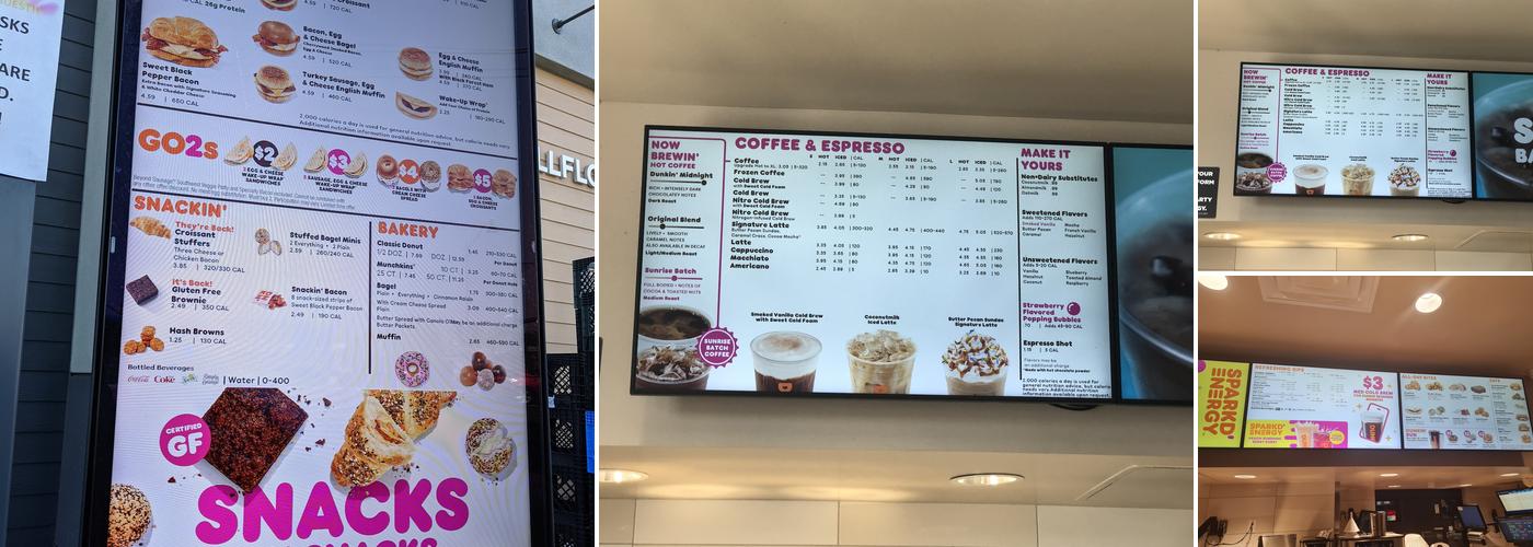Dunkin' Menu