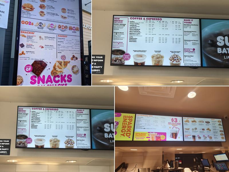 Dunkin' Menu