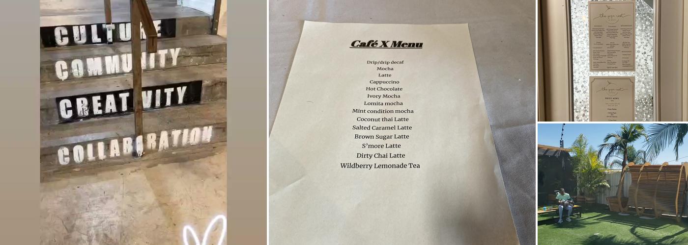 Cafe X: By Any Beans Necessary Menu