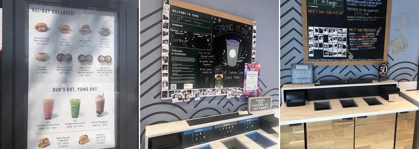 Starbucks Menu