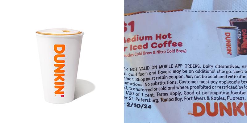 Dunkin' Menu