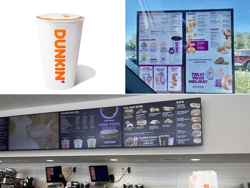 Dunkin' Menu