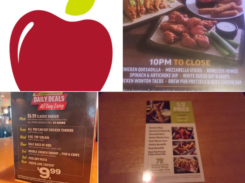 Applebee's Grill + Bar Menu