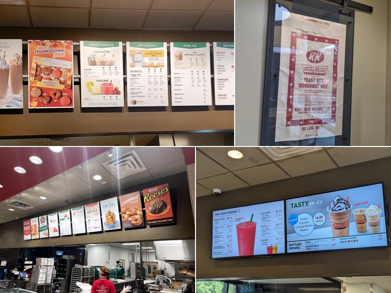 Krispy Kreme Menu