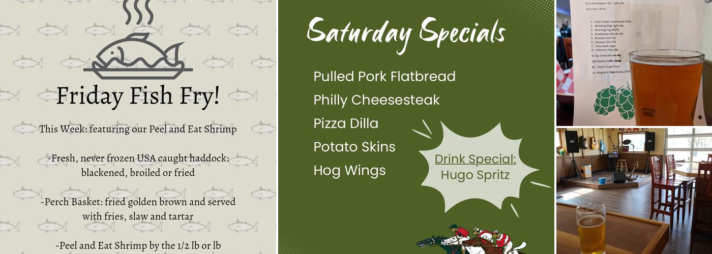 Cape Vincent Brewing Company Menu