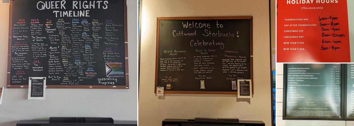 Starbucks Menu