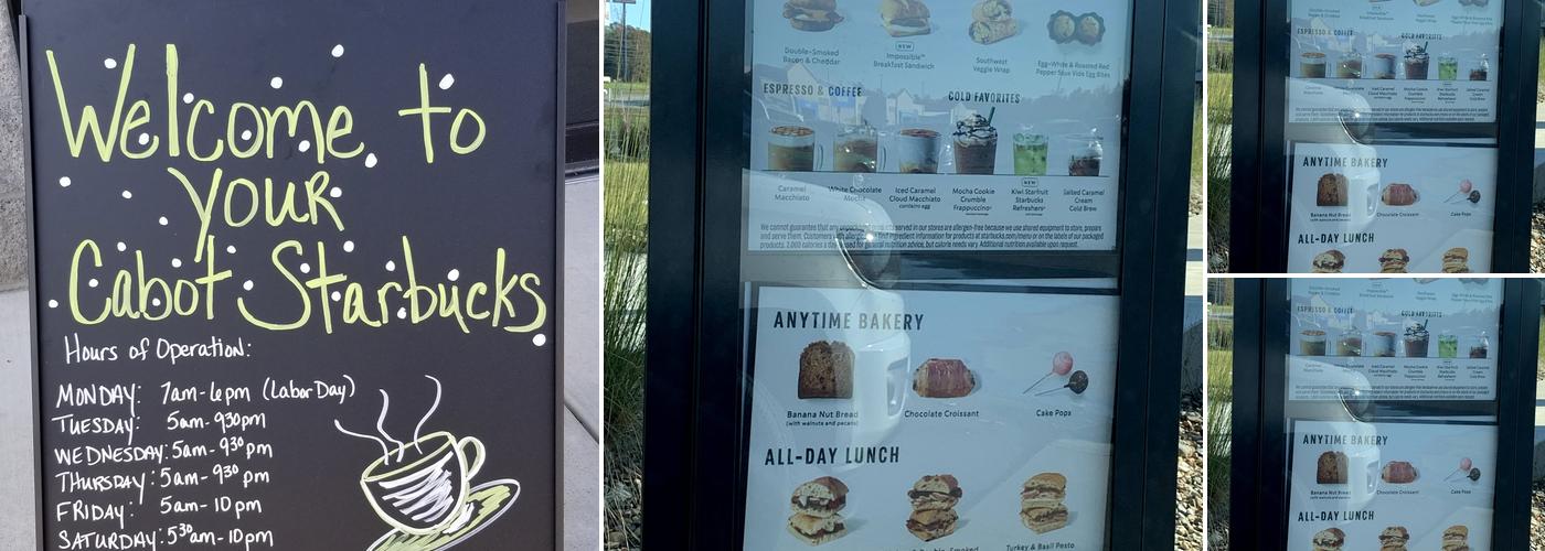 Starbucks Menu