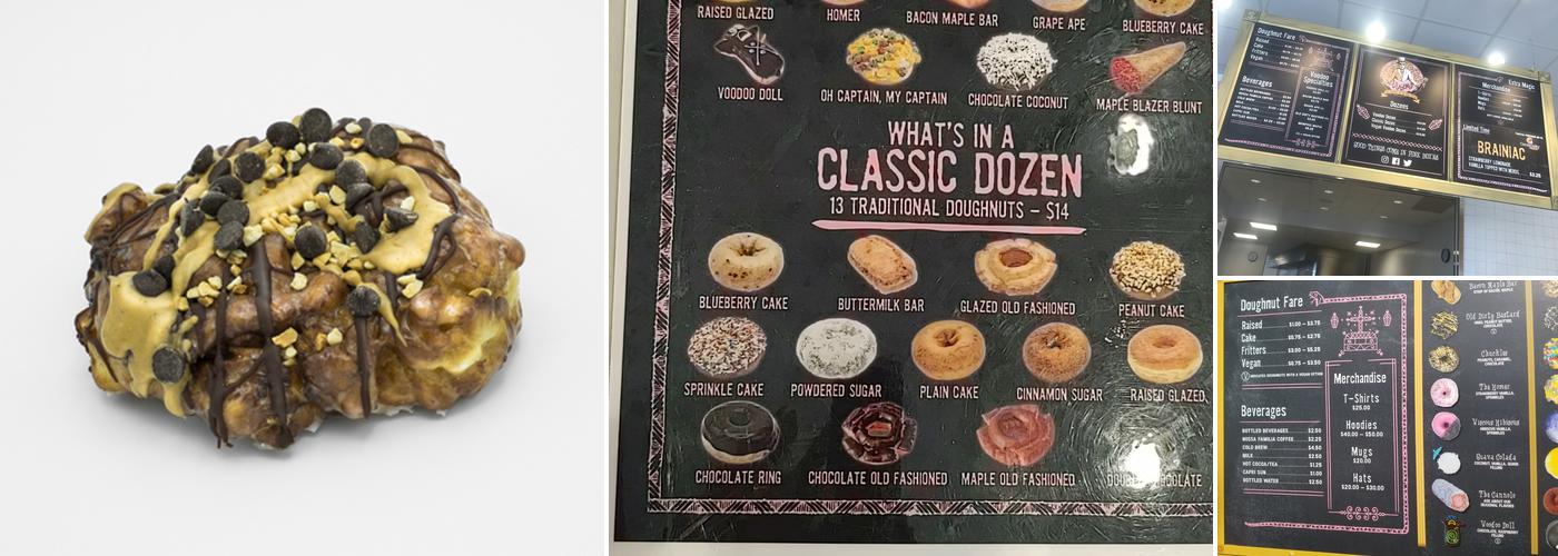 Voodoo Doughnut Menu