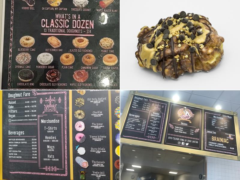 Voodoo Doughnut Menu