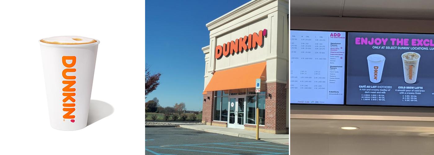 Dunkin' Menu