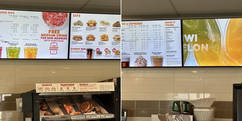 Dunkin' Menu