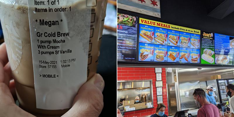 Starbucks Menu