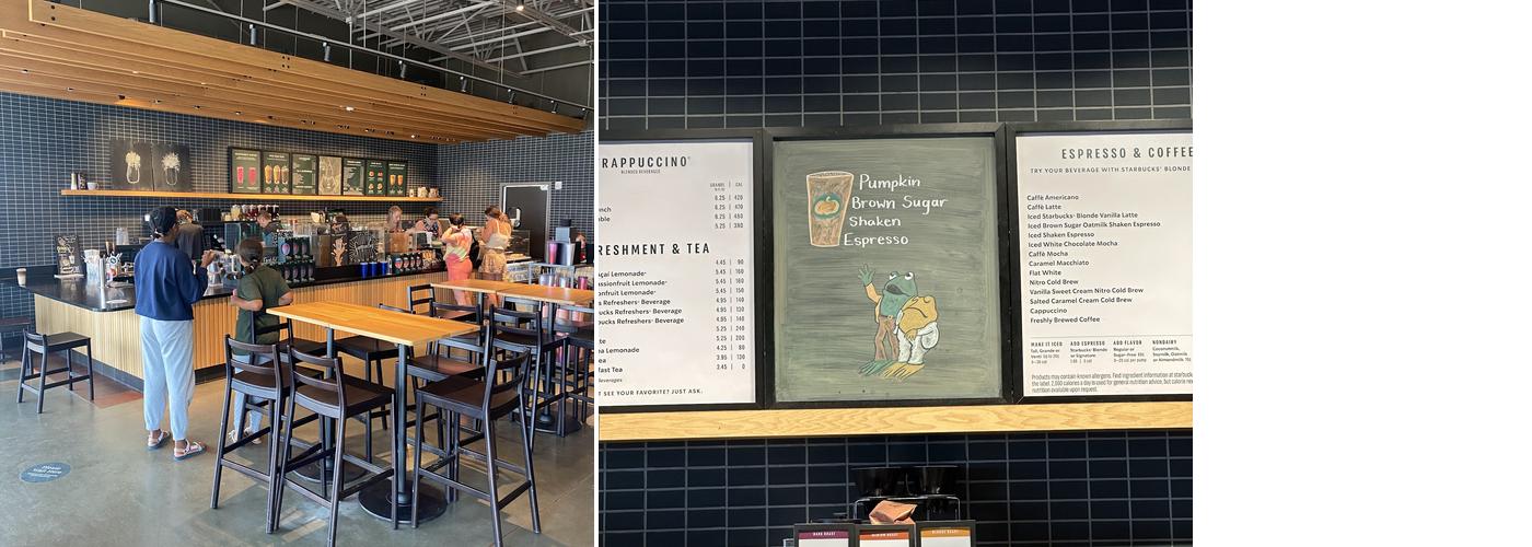 Starbucks Menu