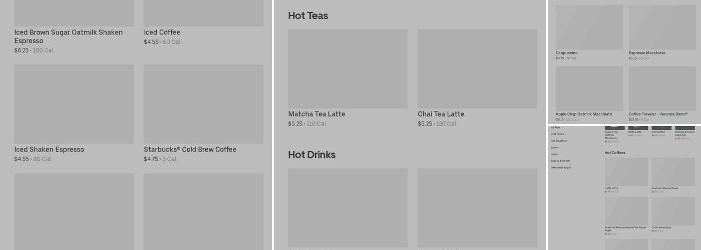 Starbucks Menu