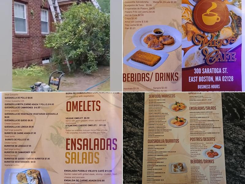 Pueblo Viejo’s Cafe Menu