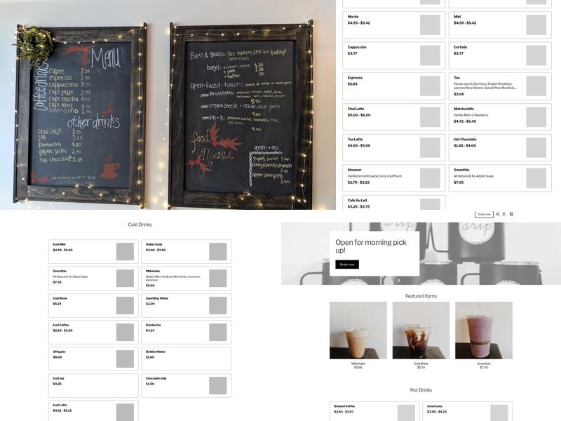 Drip Menu