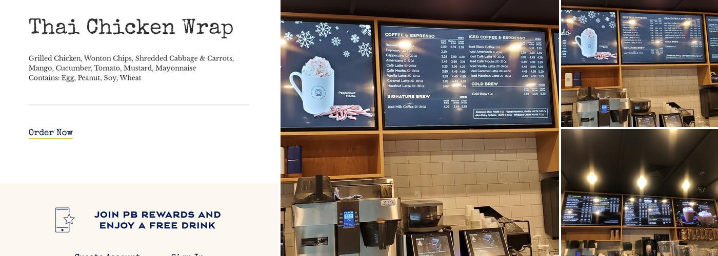Paris Baguette Menu