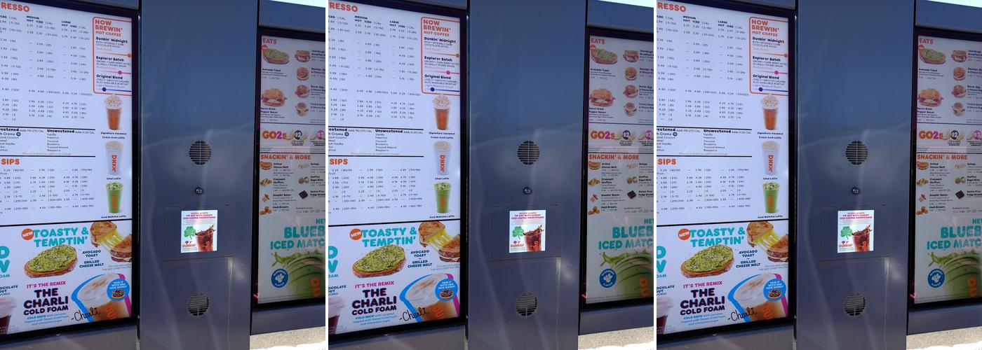 Dunkin' Menu