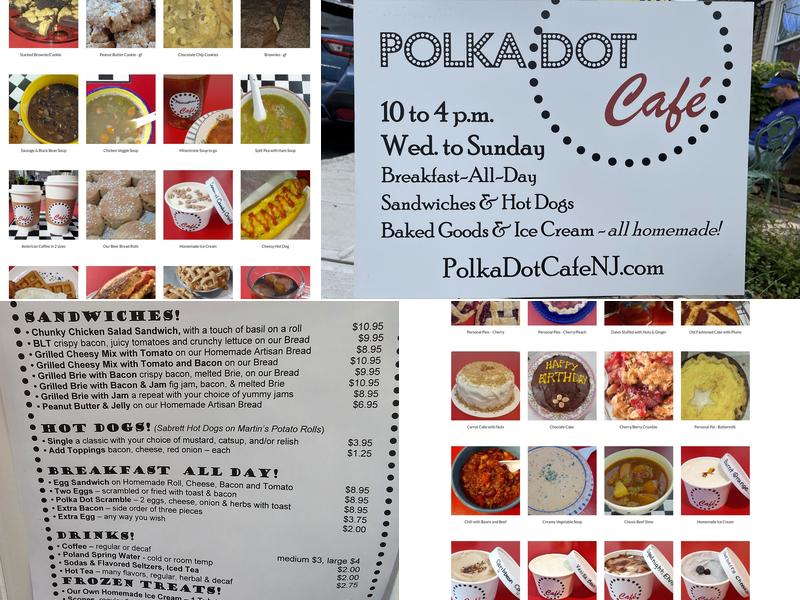 Polka Dot Cafe Menu