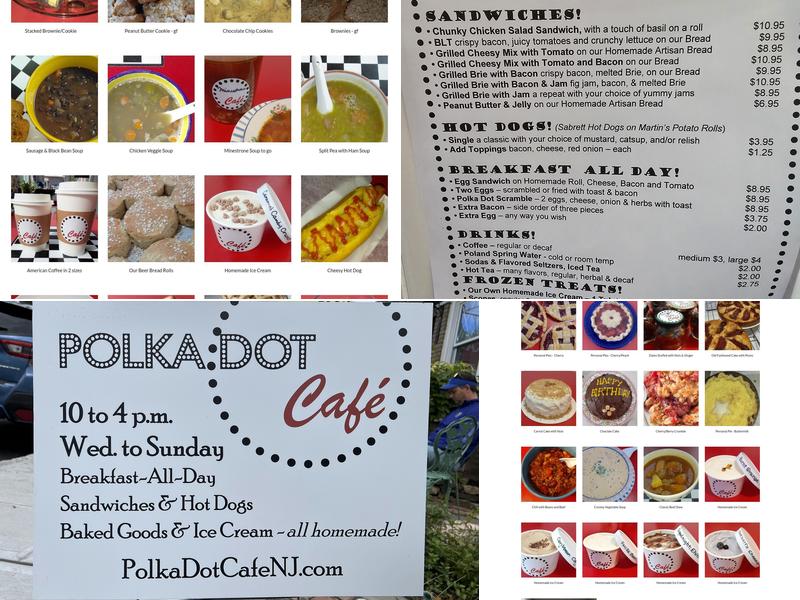 Polka Dot Cafe Menu