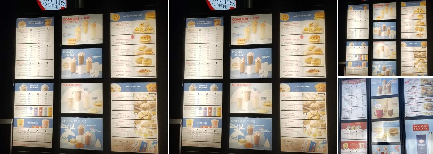Scooter's Coffee Menu