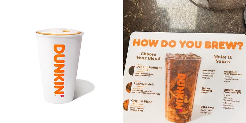 Dunkin' Menu