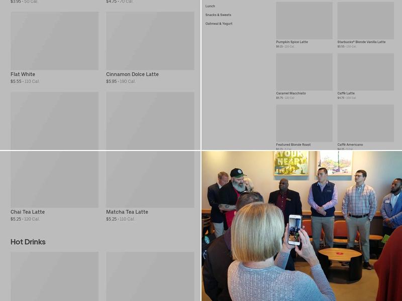 Starbucks Coffee Company Menu