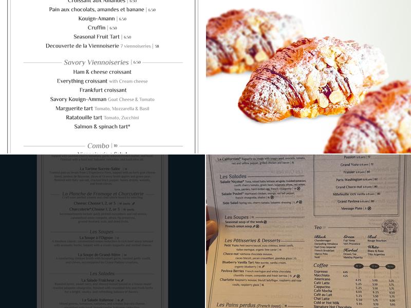 L'Experience Paris - Mercer Island Menu