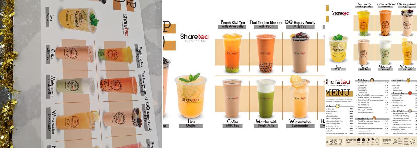 Sharetea Menu