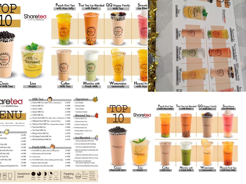 Sharetea Menu