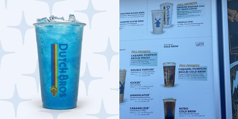 Dutch Bros Coffee Menu