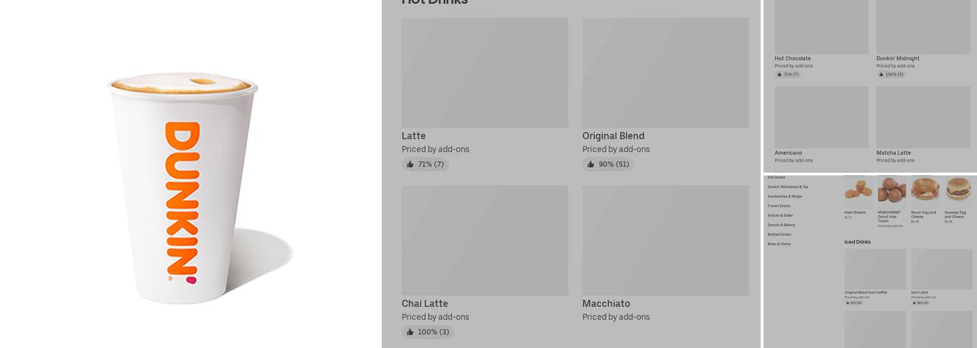 Dunkin' Menu