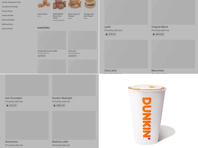 Dunkin' Menu