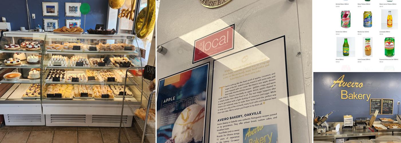 Aveiro Bakery Menu