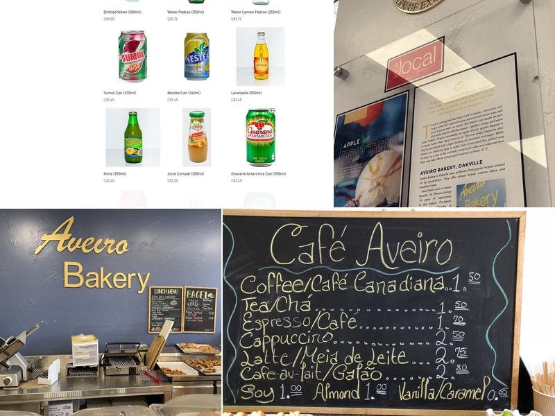 Aveiro Bakery Menu