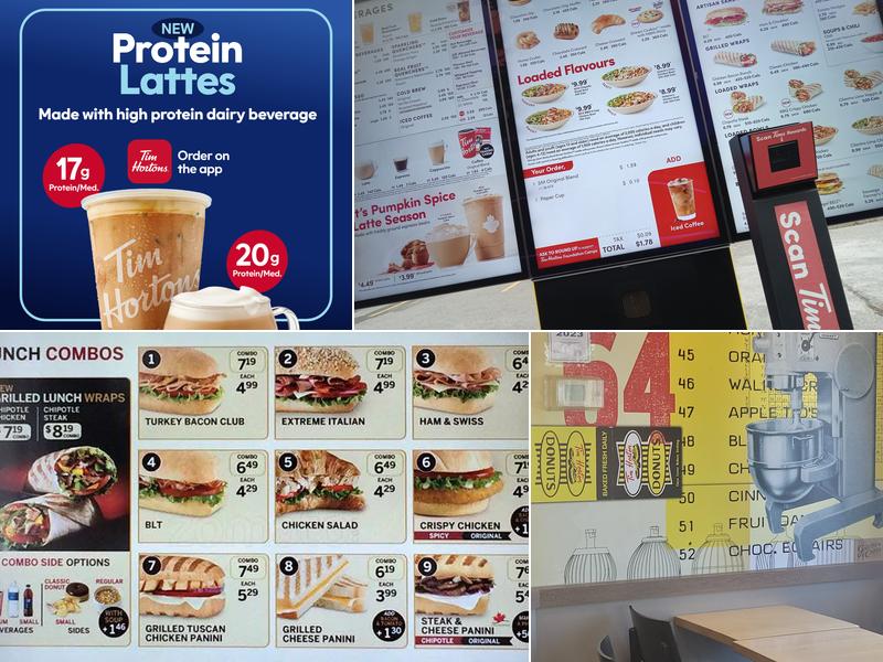 Tim Hortons Menu