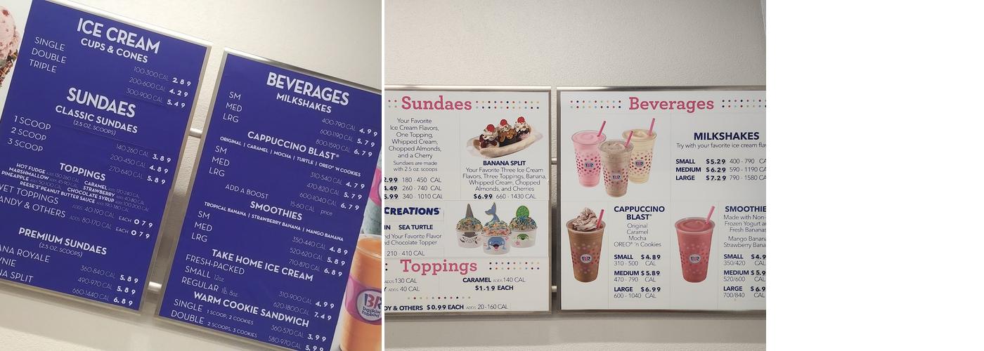 Dunkin' Menu