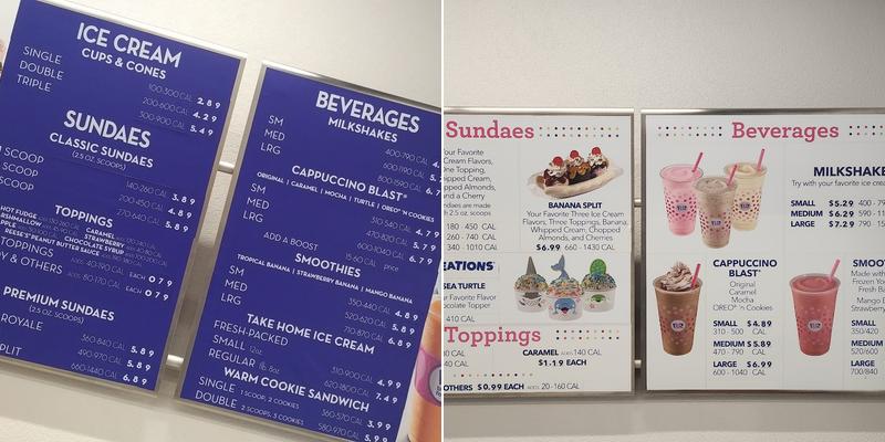Dunkin' Menu