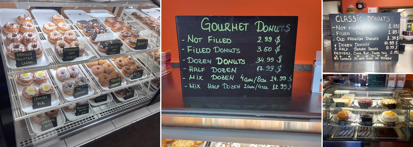 Donut Chef Menu