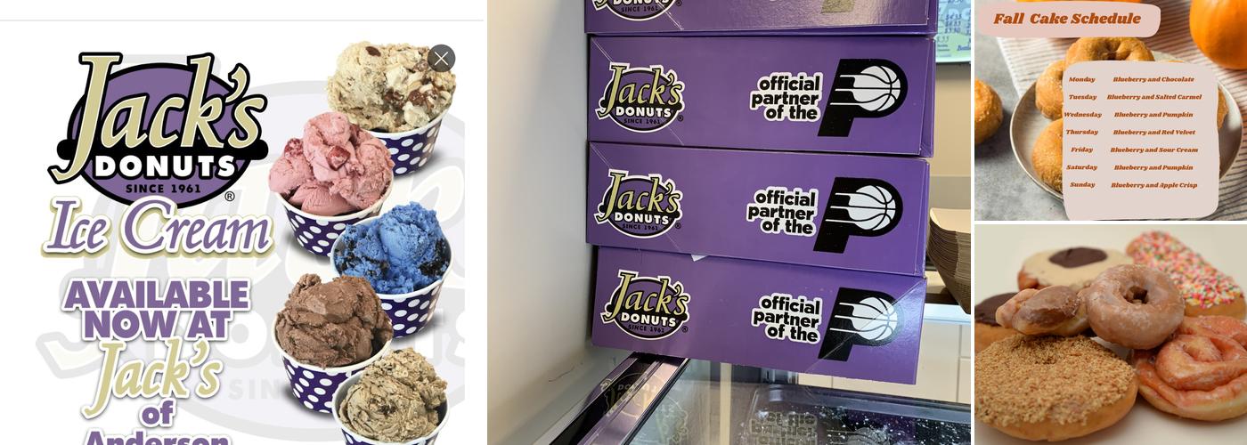 Jack's Donuts of Anderson Menu