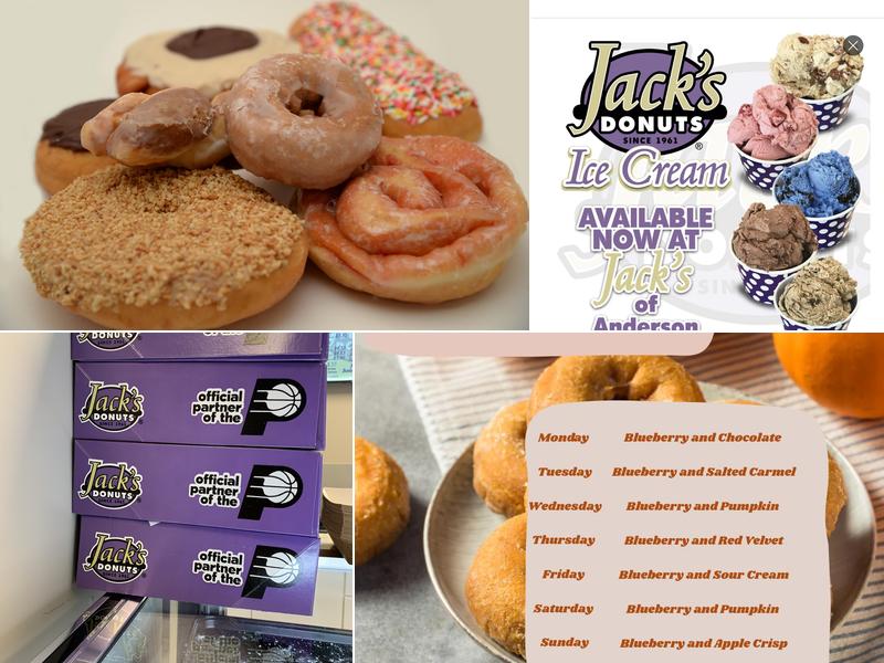 Jack's Donuts of Anderson Menu